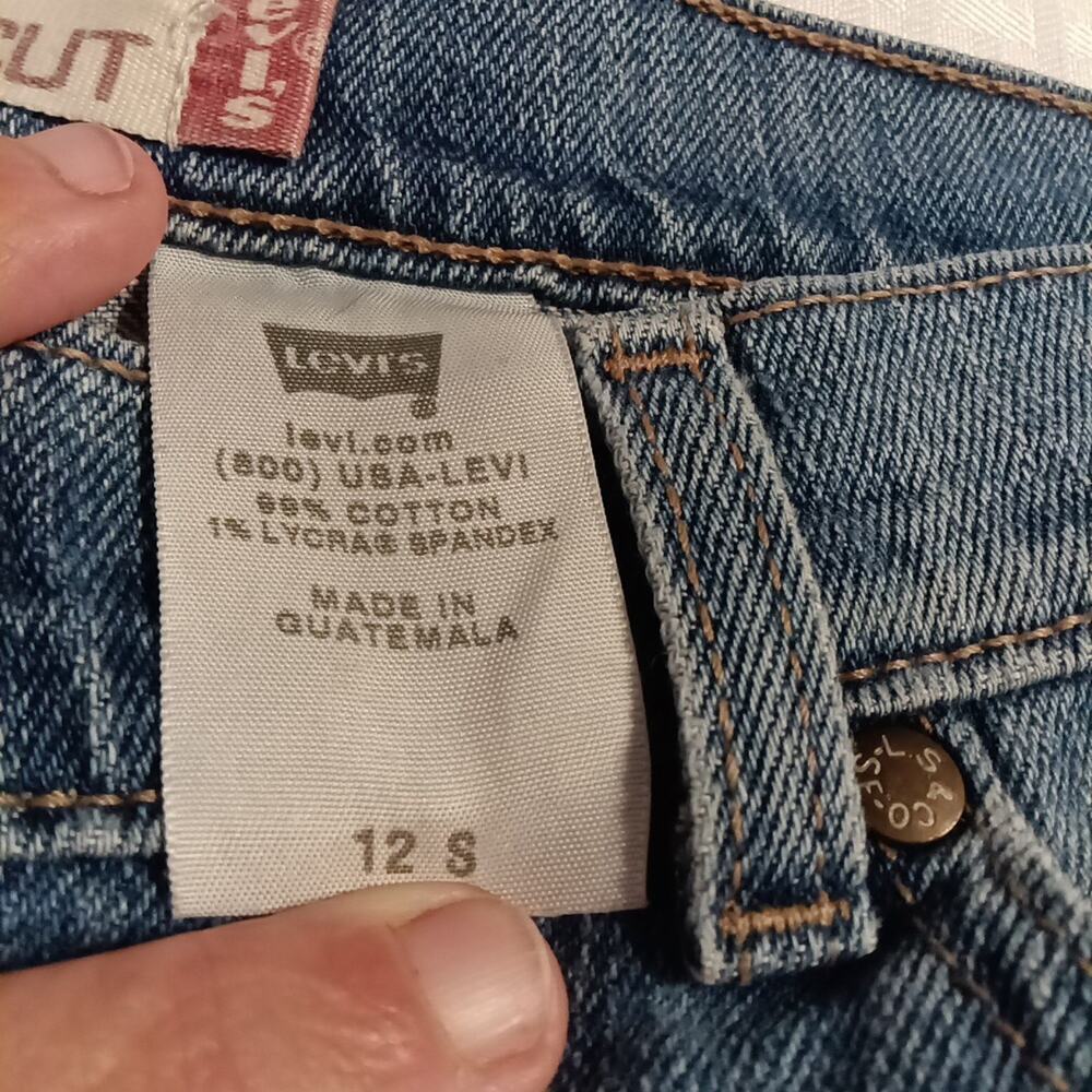 Levi's 515 Women's Jeans Boot Cut, Stretch, Medium Wash Mid-Rise 12 Slim - Picture 5 of 11